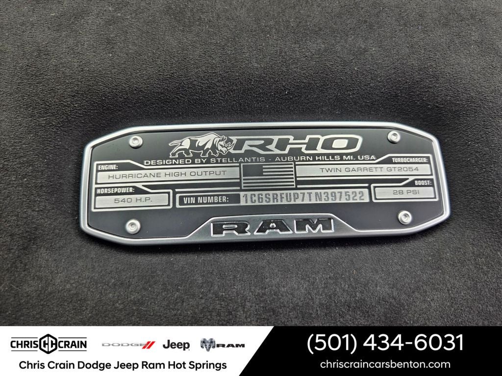 2026 RAM Ram 1500 RAM 1500 RHO CREW CAB 4X4 5'7' BOX