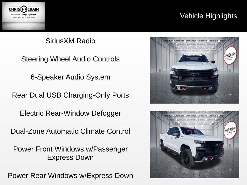 2021 Chevrolet Silverado 1500 4WD Crew Cab Short Bed LT Trail Boss
