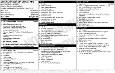 2025 GMC Yukon AT4 Ultimate