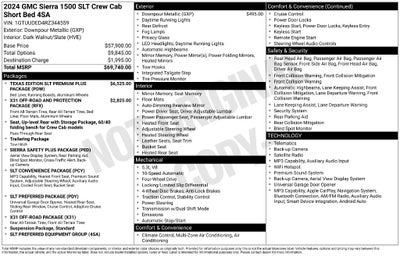 2024 GMC Sierra 1500 4WD Crew Cab Short Box SLT