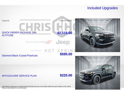 2026 Jeep Compass Latitude Altitude