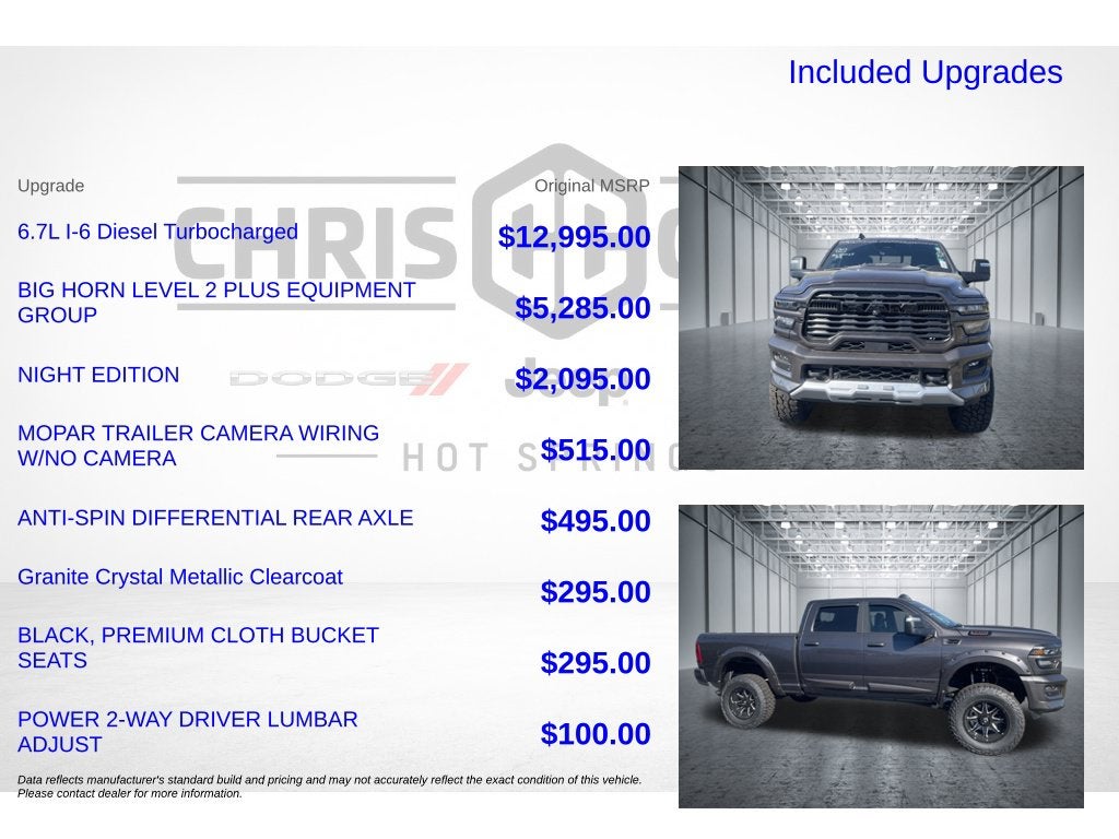 2026 RAM Ram 2500 RAM 2500 BIG HORN CREW CAB 4X4 6'4' BOX