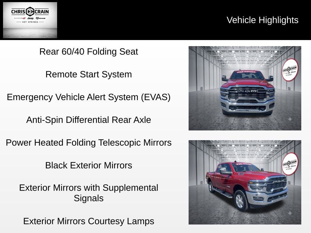 2026 RAM 2500 Big Horn Crew Cab 4x4 6'4' Box
