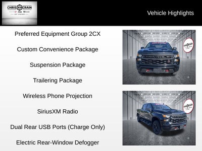 2023 Chevrolet Silverado 1500 4WD Crew Cab Short Bed Custom Trail Boss
