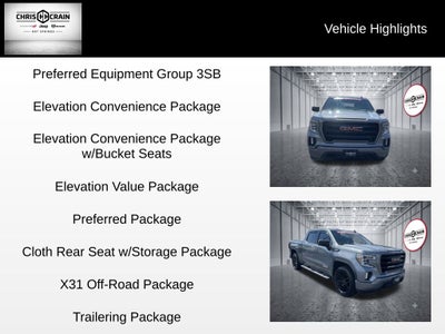 2020 GMC Sierra 1500 4WD Crew Cab Short Box Elevation