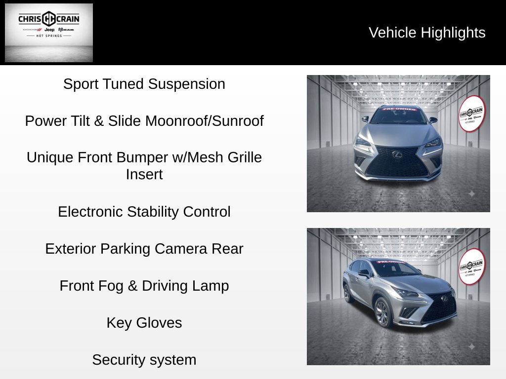 2019 Lexus NX 300 F SPORT