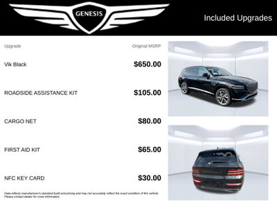 2026 Genesis GV80 2.5T Advanced
